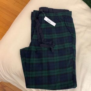 J Crew Vintage Flannel Black Watch Tartan Pajamas